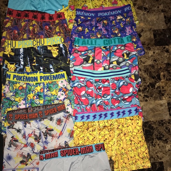 Spider-Man and Pokémon and pika chi underwear - Picture 3 of 9